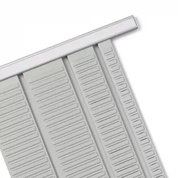 Painéis de planeamento Nobo T-Card tamanho 2, cartão T, cinzento, metal, 54 mm, 69 mm, 11 mm