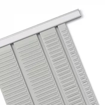 Painéis metálicos Nobo T-Card tamanho 3, 32 ranhuras, cinzento, 96 mm, 655 mm, 294 g, 95 mm, 10 mm