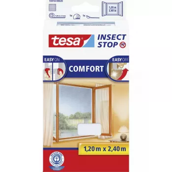 Rede mosquiteira para janela Tesa Insect Stop Comfort 55918-00020-00 1200 x 2400 mm branco