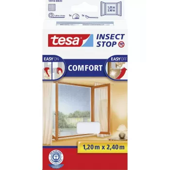 Rede mosquiteira para janela Tesa Insect Stop Comfort 55918-00020-00 1200 x 2400 mm branco