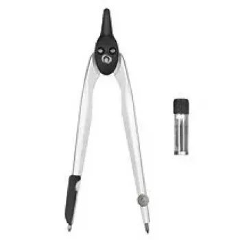 Conjunto de compasso Herlitz 8710006 em estojo, 2 peças, 110 mm, preto
