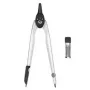Conjunto de compasso Herlitz 8710006 em estojo, 2 peças, 110 mm, preto