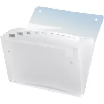 Expansor Rexel ICE 13 compartimentos transparente, polipropileno (PP), 260 folhas, A4, 330 mm, 245 mm