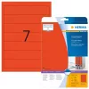 HERMA 5092 Etiquetas para dossiers A4 192 x 38 mm, vermelho, 175 unid. (25 folhas x 7)