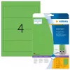 Etiquetas de arquivo HERMA A4 192x61 mm verde papel mate opaco 80 unid.
