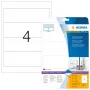 Etiquetas de arquivo HERMA A4 192x61 mm branco papel mate opaco 100 unid.