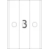 Etiquetas para dossiês suspensos HERMA 5167 A4 63x297 mm papel branco mate opaco 75 unid.