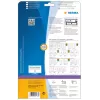 Etiquetas para dossiês suspensos HERMA 5167 A4 63x297 mm papel branco mate opaco 75 unid.