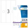 Etiquetas para dossiês suspensos HERMA 5167 A4 63x297 mm papel branco mate opaco 75 unid.