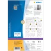 Etiqueta autoadesiva para impressora HERMA etiquetas de arquivo A4 192x34 mm