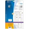 Etiquetas de arquivo HERMA A4 192x59 mm branco papel mate opaco 100 unid.