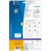 Etiquetas de arquivo HERMA 5159 A4 59x297 mm branco papel mate opaco
