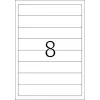 Etiquetas para lombada de dossiê HERMA A4 192x34 mm papel branco mate opaco 200 unid.