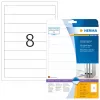 Etiquetas para lombada de dossiê HERMA A4 192x34 mm papel branco mate opaco 200 unid.