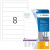 Etiquetas de arquivo removíveis HERMA A4 192x34 mm branco 200 unid.