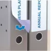 Etiquetas de arquivo removíveis HERMA A4 192x59 mm branco Movables