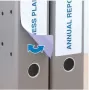 Etiquetas de arquivo removíveis HERMA A4 192x59 mm branco Movables
