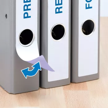 Etiquetas de arquivo removíveis HERMA 10175 A4 38x297 mm branco