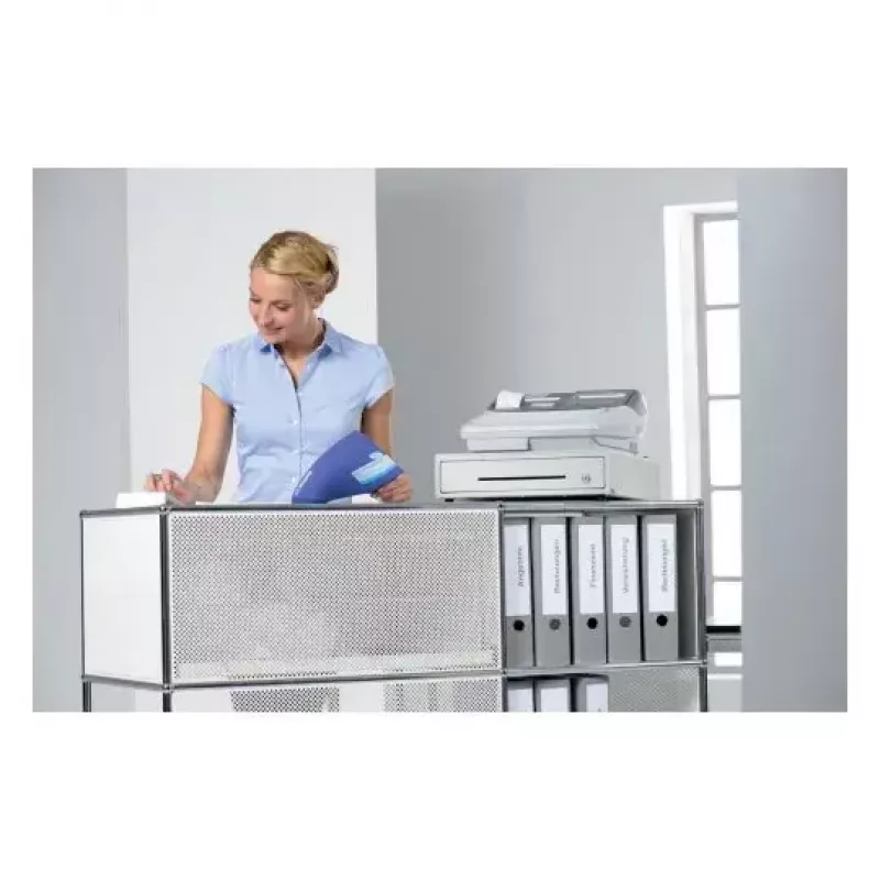 Livro de administração Avery 428 azul branco amarelo