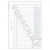 Livro de administração Avery 450 azul branco