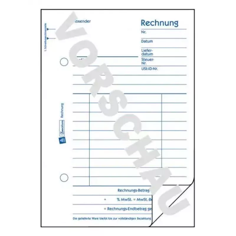 Livro de administração Avery 706 branco