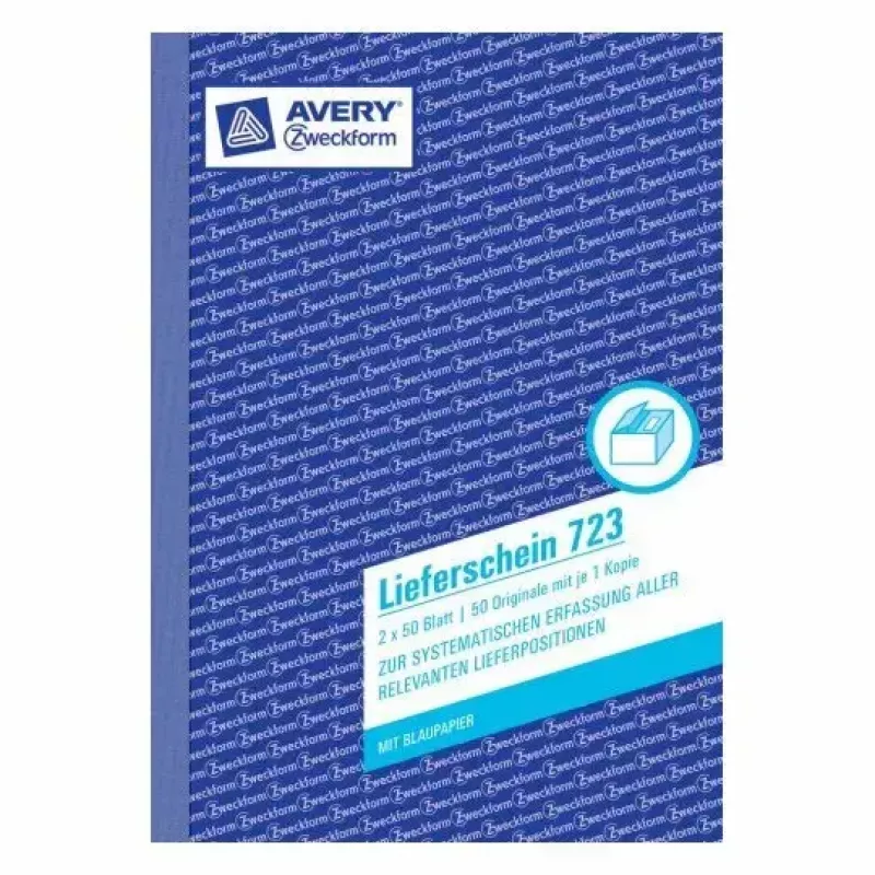 Livro de administração AVERY 723 branco