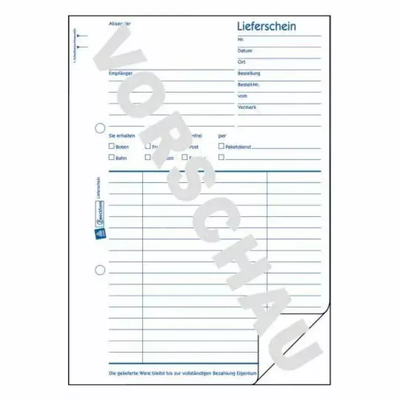 Livro de administração AVERY 723 branco