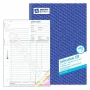 Livro de administração Avery 728 azul multicolor branco
