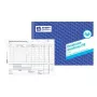 Livro de administração Avery 740 azul branco