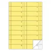 Livro de administração Avery 842 azul amarelo