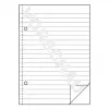 Caderno A5 Avery 904 50 folhas azul branco