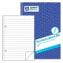 Caderno A5 Avery 904 50 folhas azul branco