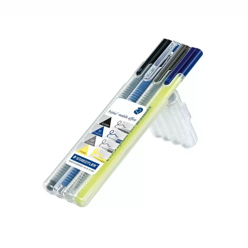 Conjunto de marcadores Staedtler triplus mobile office 34