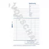 Livro de administração Avery 1230 azul branco