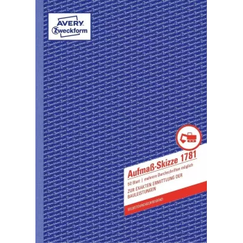Livro/formulário de contabilidade AVERY 1781 A4 50 páginas