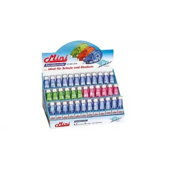 Corretor de fita WEDO 257 0420699 azul verde rosa