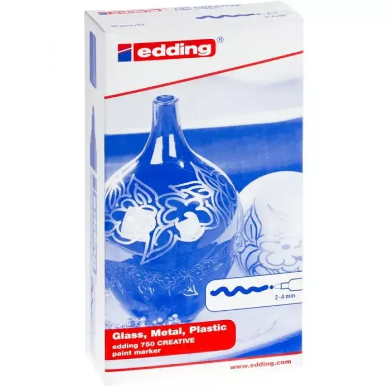 Marcador Edding 750 10 unid.