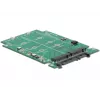 Adaptador M.2 interno DeLOCK 62590 SATA 6 Gbit/s RAID 0 1 JBOD