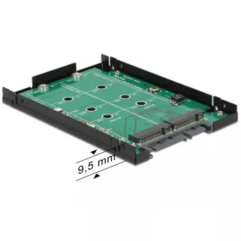 Adaptador M.2 interno DeLOCK 62590 SATA 6 Gbit/s RAID 0 1 JBOD