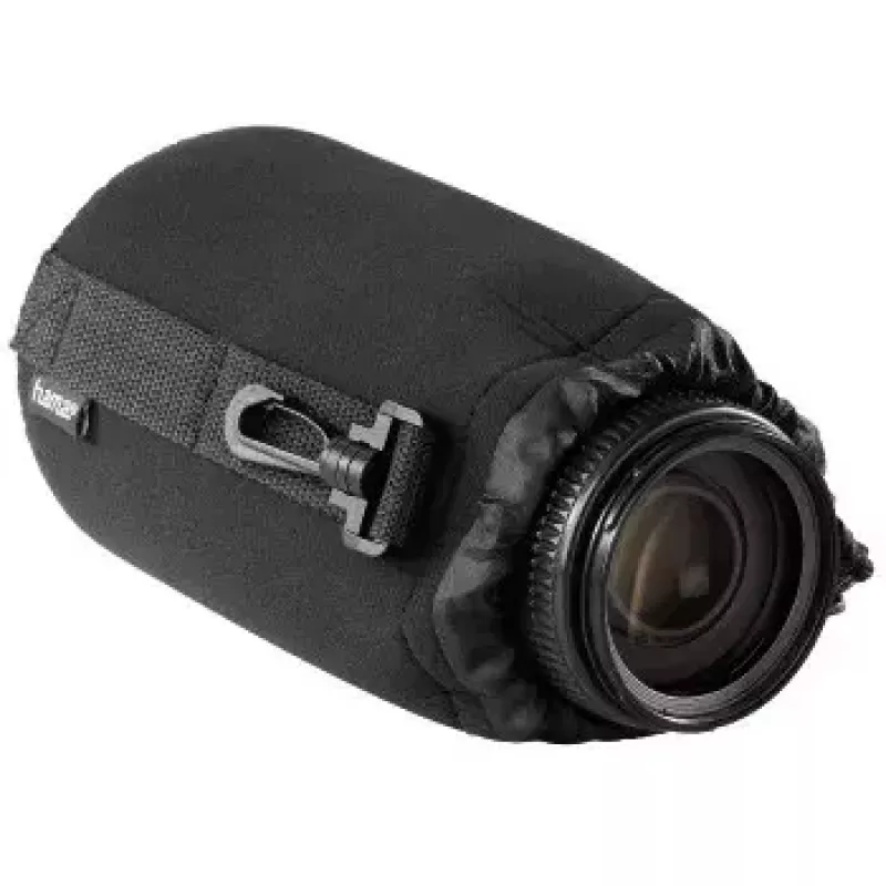 Bolsa/capa para objetiva de câmara Hama 00126695 preto neoprene