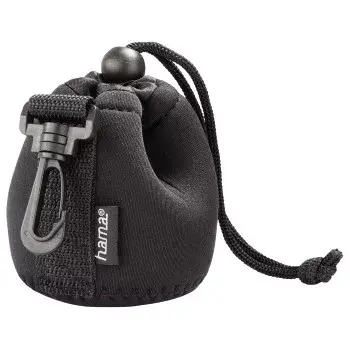 Bolsa/capa para objetiva de câmara Hama 00126693 preto neoprene