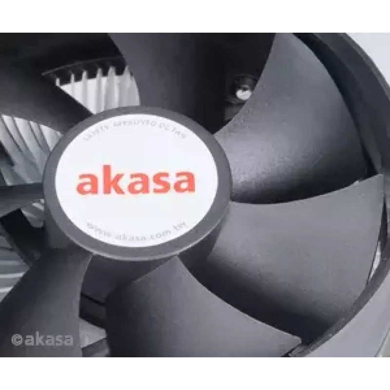 Sistema de arrefecimento de processador Cooler Akasa AK-CCE-7105EP 9,2 cm Preto Prateado