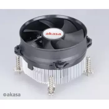 Sistema de arrefecimento de processador Cooler Akasa AK-CCE-7105EP 9,2 cm Preto Prateado