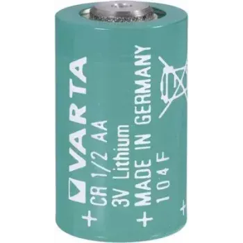Pilha de lítio Varta CR 1/2 AA 3V 970mAh, pilha botão de alta capacidade