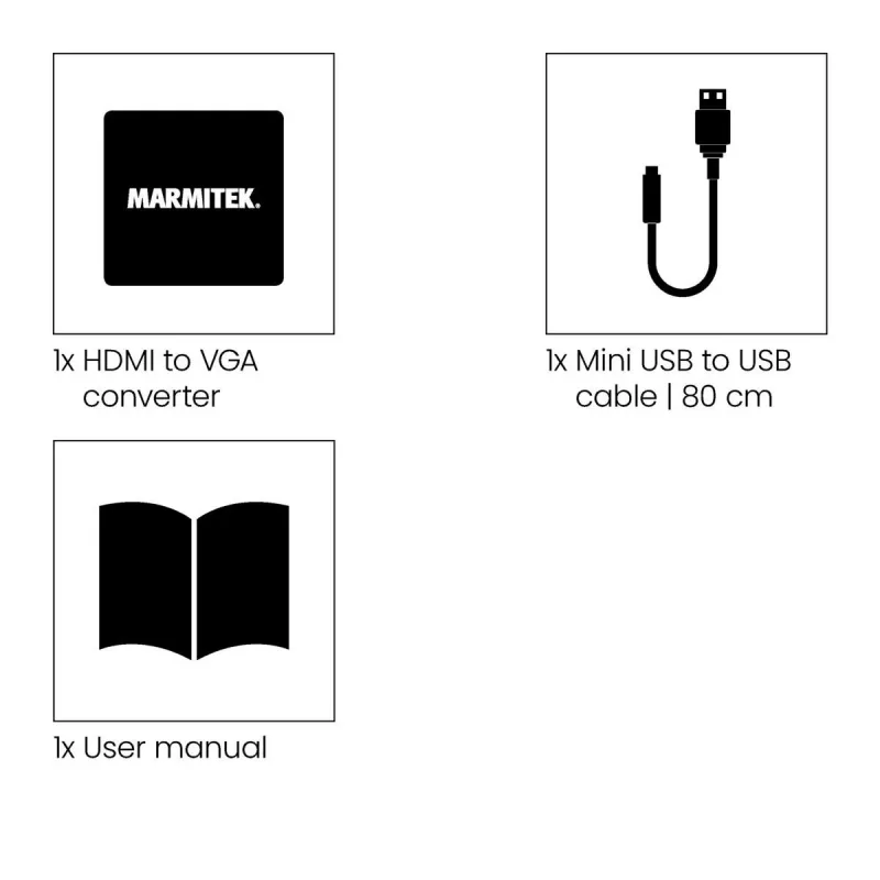 Marmitek Connect HV15 - Adaptador HDMI para VGA
