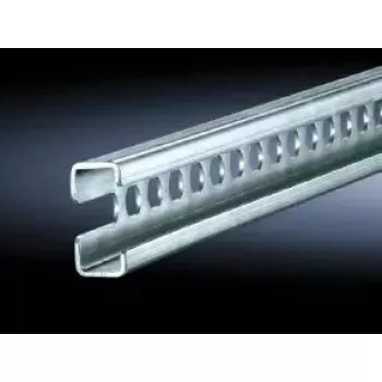 Calha de rack Rittal 4945.000 — aço, prateado, pack de 6