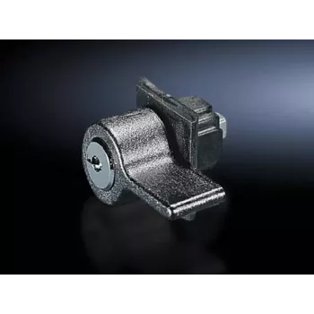 Fechadura para armário elétrico Rittal 2576.000, aparafusada, preta