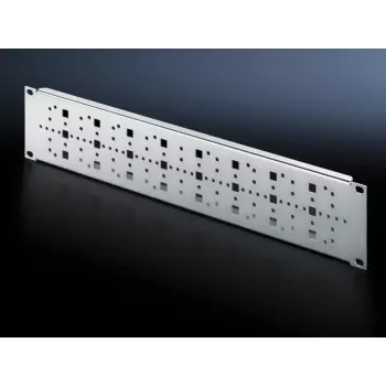 Rittal DK 7151.300 Placa de montagem para rack, 2U, 19"
