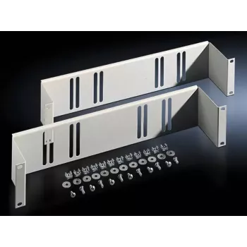 Rittal DK 7050.035 Kit de montagem para rack, 2U, cinzento claro, pack de 2
