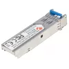 Módulo transceptor Intellinet ótico, fibra Gigabit WDM bidirecional SFP, porta monomodo 1000Base-Lx (LC), 10 km, comprimentos de onda: receção (RX) 1550 nm e transmissão (TX) 1310 nm, WDM (Rx1550/Tx1310), compatível com MSA, equivalente a Cisco GLC-BX-U, Ethernet, fibra ótica
